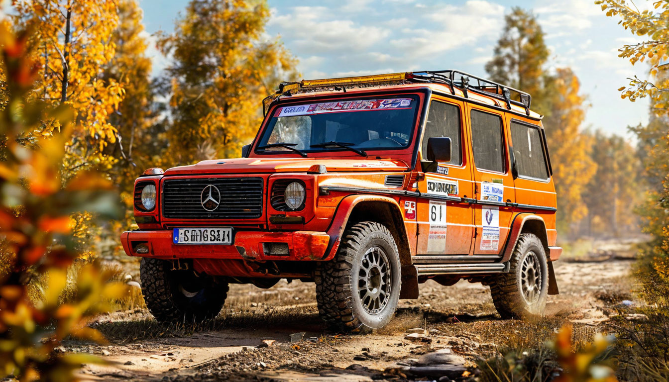 На продажу выставлен уникальный раллийный Mercedes-Benz G 600 TE AMG